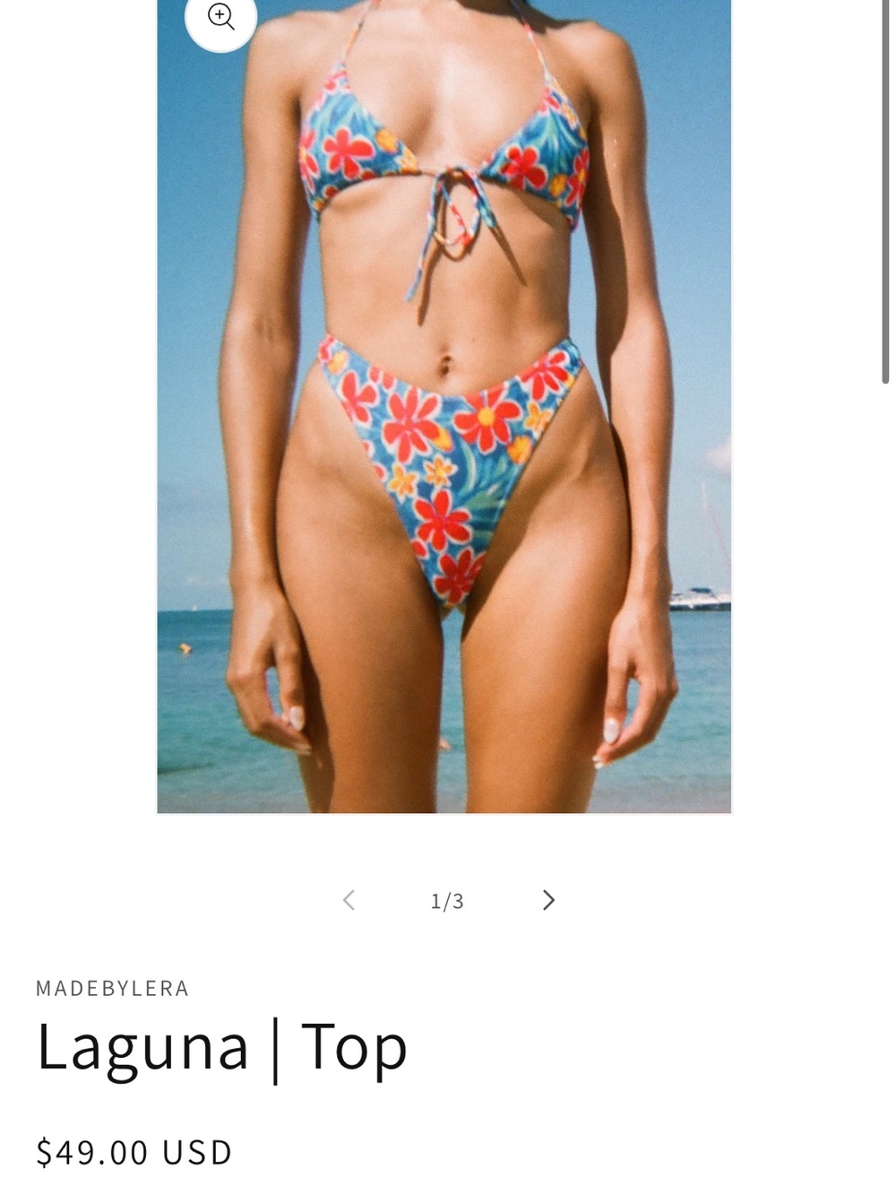 Made by Lera Laguna bikini top
